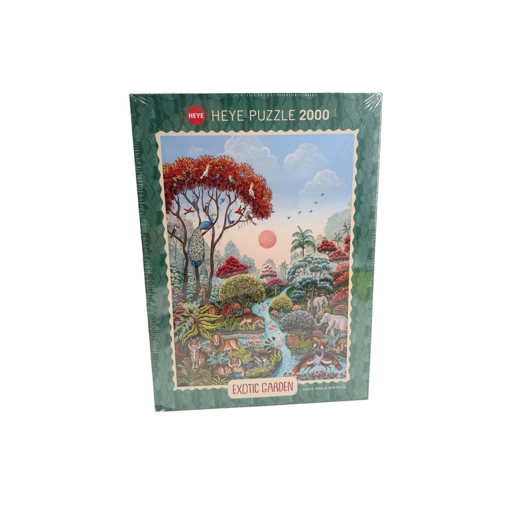 Heye Exotic Garden Wildlife Paradise 2000 Piece Puzzle New Jigsaw Gift